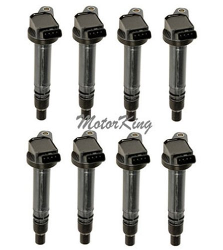 IC083 UF507 9091902250 90919A2003 05-13 Lexus Scion Toyota 8PCS Ignition Coil Gs300 Gs350 Gs450h Gx460 Is250 Is350 Ls460 Ls600h Lx570 tC 4runner Camry Fj Cruiser Highlander 05 06 07 08 09 10 11 12 13 Coils MotorKing IC083