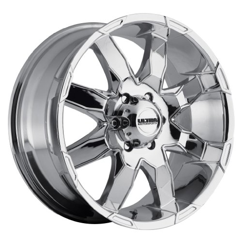 Ultra Phantom 20 Chrome Wheel / Rim 6x135 with a 30mm Offset and a 87 Hub Bore. Partnumber 225-2963C+30 Car Ultra 225-2963C+30