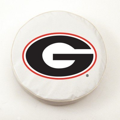 Holland Bar Stool TCYGA-GBK 32.25 x 12 Georgia G University Tire Cover Cleaners Holland Bar Stool TCYGA-GBK