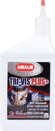 Amalie (73146-56) Tri-Vis Plus API GL-5 Certified 80W-85W-140 Gear Oil - 1 Quart Transmission Fluids Amalie 73146-56