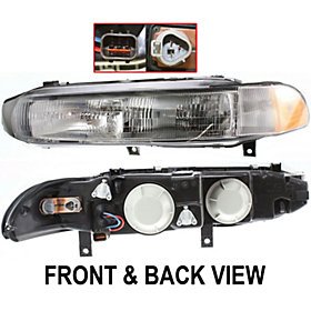 MITSUBISHI GALANT 97-98 HEAD LAMP LH, Assembly Headlight Assemblies TLN Auto Parts 20-5192-90