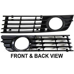 AUDI A4 02-05 GRILLE LEFT SIDE, Insert, ABS , OUTER, Type 1, New Body Style Grilles TLN Auto Parts ARBA070302