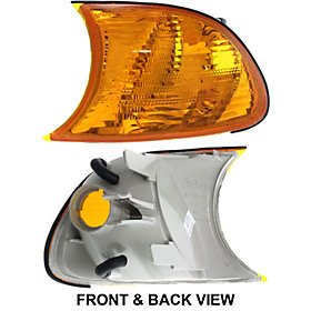 BMW 3 SERIES 00-01 CORNER LAMP LH, Lens & Housing, Amber Lens Side Marker & Turn Signal Combos TLN Auto Parts 4441507LUQY