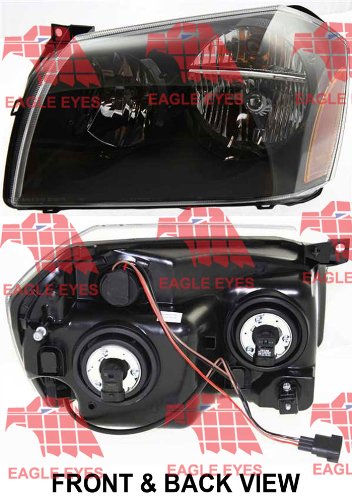 DODGE MAGNUM 05-07 HEAD LAMP LH, Assembly, 2.7/3.5L Eng Headlight Assemblies TLN Auto Parts D100132