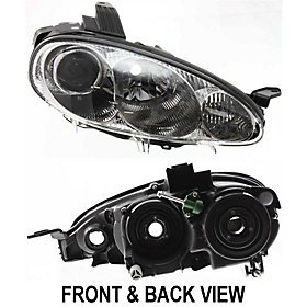 MAZDA MIATA 01-04 HEAD LAMP RH, Lens & Housing, w/o Turbo Headlight Assemblies TLN Auto Parts M100111
