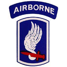US Military Armed Forces Window Sticker Decal - Army | USN Navy | USMC Marine Corps | USAF Air Force | USCG Coast Guard - 173rd Airborne Division Wing Logo Decals DC8119