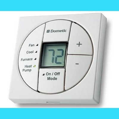 Dometic RV Air Conditioner Single Zone LCD Thermostat and Control Kit Polar White Air Conditioners Dometic 3313189