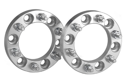 2 Chevy C2500 Wheel Spacers Adapters 1 inch thick fits ALL C-2500 Chevrolet Model Trucks Spacers easywheel A1-6557-5