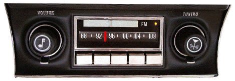Repro 1972-76 Corvette AM/FM Stereo Radio Radio Accessories repro