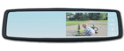 Intraphex TD43R-HPK Honda/Subaru Black Rear View Mirror with 4.3 Display Monitor Mirrors Intraphex TD43R-HPK