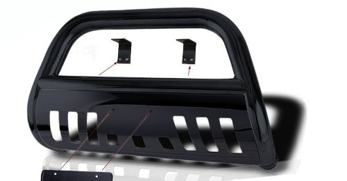 1998 1999 2000 2001 2002 2003 2004 Chevy S10 Black Classic Bull Bar Brush Guard Grille & Brush Guards 0260TGD 02QC-60801