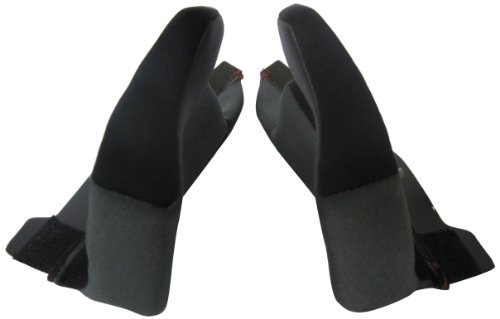 LS2 Helmets Cheek Pad for FF385/396 FT2 Helmets (Black, Medium) Protective Gear LS2 Helmets 02-313