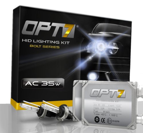 OPT7® Bolt AC HID Xenon Conversion Kit - H10 (3000K, Fog Yellow) - 2 Year Warranty Electrical OPT7 H10-3K-AC