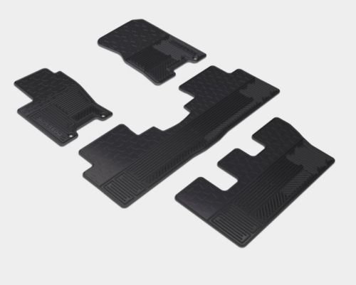 Genuine Kia Accessories U8130-2J000 2nd Row All-Weather Floor Mat for Select Borrego Models Custom Fit Kia U8130-2J000