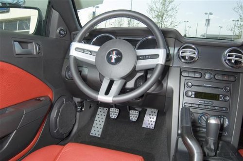 2006-2008 Ford Mustang 5 Speed (Kit) Acelerator/Brake/Clutch Track Design Pedals Body Upgrade Your Auto 999Trims3721
