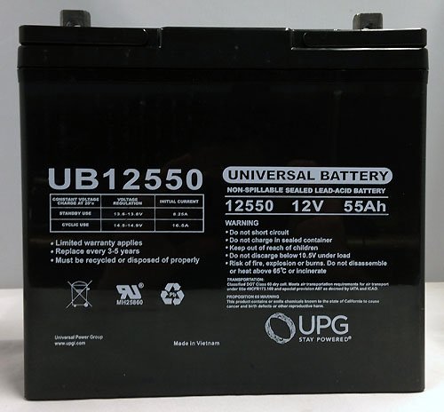 Batteries UPG UB12550GRP22NFALT76