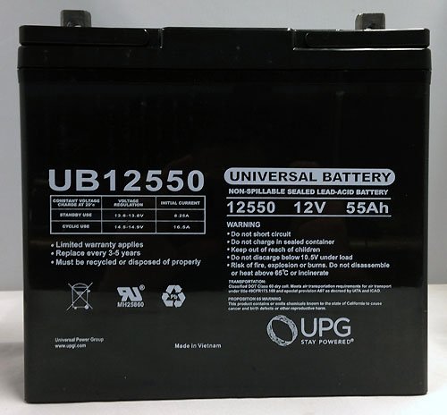 Batteries UPG UB12550GRP22NFALT82