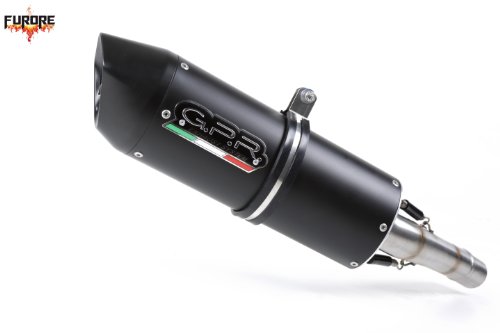 Kawasaki Zxr 636 2003/04 High Level Zx600Kk Gpr Slip On Furore Line Aluminum Made black Edition Homologated With Removable Baffle By Gpr Exhaust System, Silencer With Specific Llink Pipe Complete Systems GPR Exhaust System K.28FUNE.MCPS.112