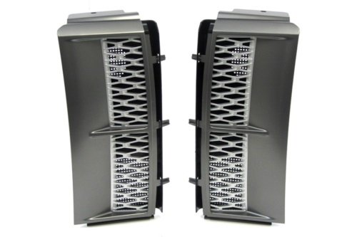 03-10 Land Rover Range Rover Honeycomb Supercharged Mesh Side Vent Grille Grill 04 05 06 07 08 09 Grilles Generic SV-RGRV-1011-GRSL