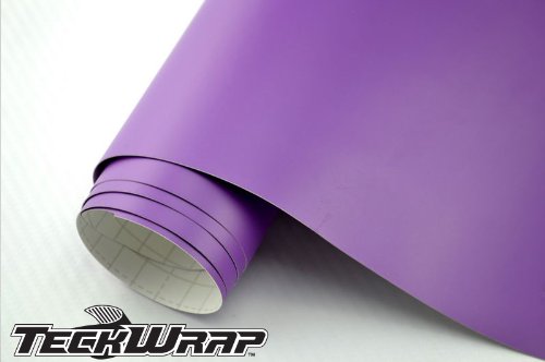 TeckWrap Purple Matte Vinyl Wrap Air Drain Bubble Free 98-by-5-feet that is 490 Square Feet Roll Racing Helmets & Accessories TeckWrap PR1