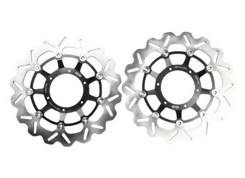 1 Pair Motorcycle Brake Disc Rotor Fit For Honda CB1284 03-07 FRONT - L / R Rotors etop DBS015011