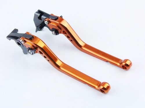 Orange CNC 6 Position Long Brake Clutch Lever for MZ 1000 ST 2006 2007 2008 Clutch Yonglong LIP20