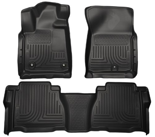 Husky Liners 99591 WeatherBeater Black Front and 2nd Seat Floor Liner Custom Fit Husky Liners 99591