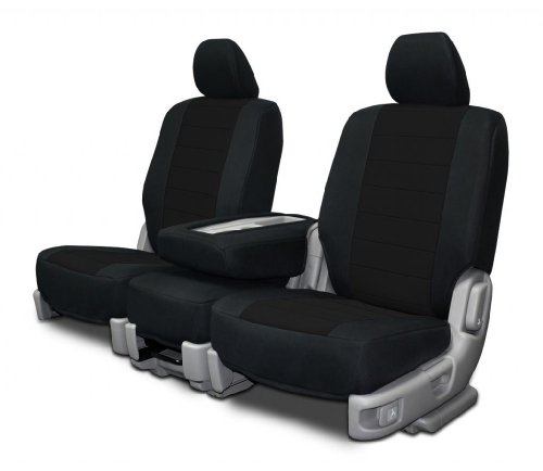 Custom Fit Seat Covers For Dodge Ram 40-20-40 Style Seats Black Neo-Sport Fabric Accessories Seat Covers Unlimited S2088TMNeoSportBlack