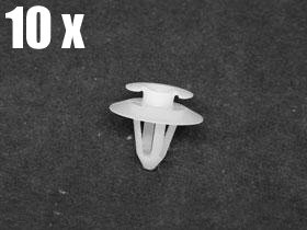 Mercedes (65-95 fastener Clip Inner Door Panel trim x10 interior moudling retainer clamp Clips Auveco MBZ_00398841787249x10