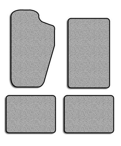 Jeep Cherokee Custom Fit Beige Carpet Floor Mats 4 Piece Set 1984 1985 1986 1987 1988 1989 1990 1991 1992 1993 1994 Driver Side Heel Pad and Serged Edging Automobilia Downard Automotive 141bg