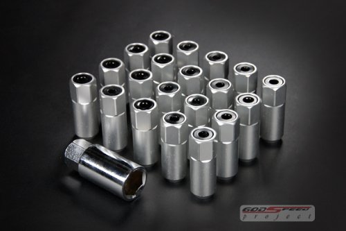 Lug Nuts Godspeed GSP-LNT5-150SLVR-DA95