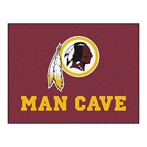 FANMATS 14385 NFL Washington Redskins Nylon Universal Man Cave All-Star Mat Floormats Fanmats 14385