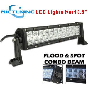 MicTuning MIC-BC2120 21.5 inch - 120W CREE LED Lights Bar Flood Beam CREE 3W LED - 8000 Lumen Better Then Rigid E Series 4×4 Off Road Polaris Razor ATV SUV UTV Jeep Bulbs MicTuning MIC-BC2120