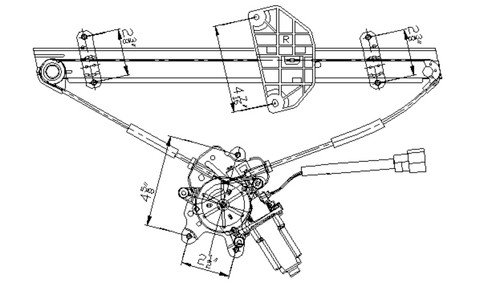 Power Window Regulators Rareelectrical 120008503925