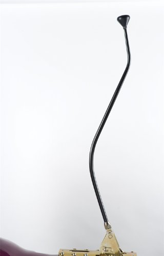 Lokar XATS64L80R2PB Automatic Transmount Shifter Kit with Black 32 Double Bend Lever and Piston Knob for GM 4L80E Shifters Lokar XATS64L80R2PB