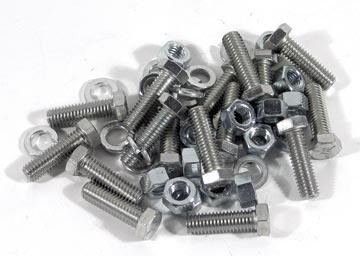 West Coast Corvettes - Corvette Front Crossmember To Frame Bolt & Nut Kit. - A1K1471DS Engine Mounts West Coast Corvettes A1K1471DS