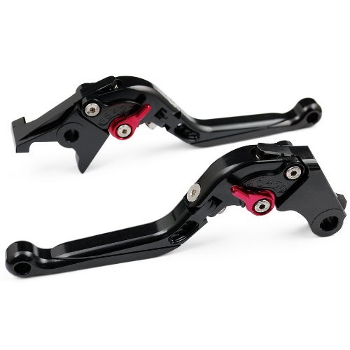 Black CNC 6 Position Folding Foldable Extendable Brake Clutch Lever for BMW K1300S/R/GT 2009-2010 Drive Train Yonglong LLY71