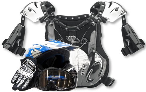 Gloves Typhoon Helmets KYB07BLU394BLKPWCPCOS