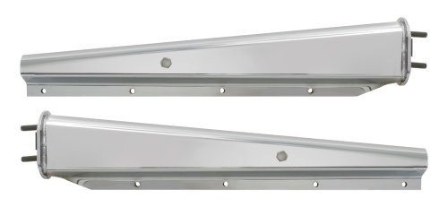 Grand General 30573 Chrome Heavy Duty Straight Spring Loaded Mud Flap Hanger with 2.5 Bolt Spacing Mud Flaps & Splash Guards Grand General 30573