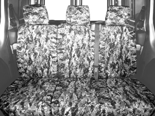 CalTrend Middle Row 60/40 Split Bench Custom Fit Seat Cover for Select Ford Excursion Models - Camouflage (Urban) Accessories CalTrend FD162-97KU