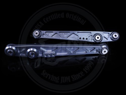 ASR Billet Gunmetal Rear Rear Lower Control Arms - 96-00 EK Civic Bars & Arms ASR EK-RLA-01