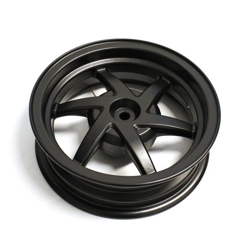 NCY 10 inch 6 spoke Rear Wheel (BLACK) with built in hub, Honda Zoomer Ruckus NCY Body & Frame Parts NCY 1100-1291