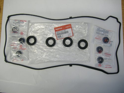 Honda Genuine OEM Valve Cover Gasket Kit - 12030-RAA-A01; 2003 to 2011 Honda Element, 2003 to 2005 Accord (4 cylinder), 2007 Civic Si, and 2007 CR-V (USA built) Valve Cover Gasket Sets Honda 12030-RAA-A01