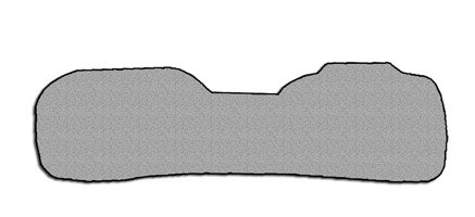 DODGE Durango Floor Mat Carpet Custom Fit OEM (spec.) 2nd row runner (2001-2003) With Serged Edging Beige Fits 1998-2003 Avery's Floor Mat 2698-G Automobilia Downard Automotive 2698