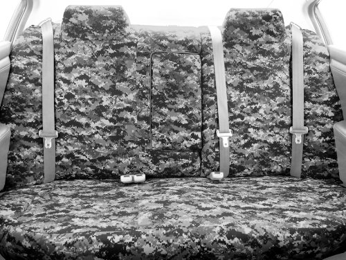 CalTrend Rear Row 40/60 Split Bench Custom Fit Seat Cover for Select Jeep Liberty Models - Camouflage (Urban) Accessories CalTrend JP135-97KU