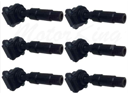 IC102 UF386 9091902205 93-98 Toyota Supra 3.0L Set 6PCS Ignition Coil 93 94 95 96 97 98 Coil Packs MotorKing IC102