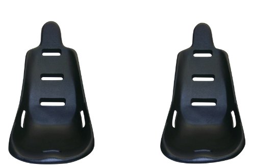 HUNSAKER USA 2300-2PK: Pro High Back Poly Bucket Seat - 2 Black Seats Body HUNSAKER USA HUN-2300-2PK
