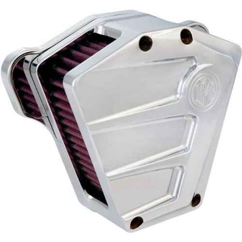 Performance Machine Scallop Air Cleaner - Chrome 0206-2083-CH Air Filters Performance Machine 0206-2083-CH