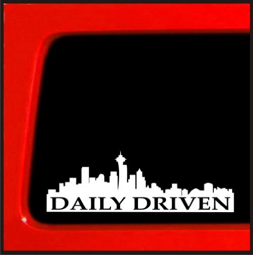 Seattle Daily Driven 206 Decal JDM Honda Civic BMW Sticker vinyl car Decals Sticker Connection 246