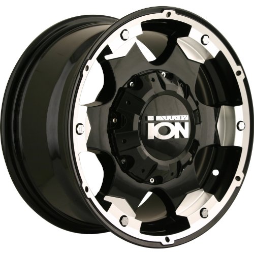Alloy Ion Style 194 17 Black Wheel / Rim 8x180 with a 10mm Offset and a 130.8 Hub Bore. Partnumber 194-7978B Heavy Truck Ion Alloy 194-7978B